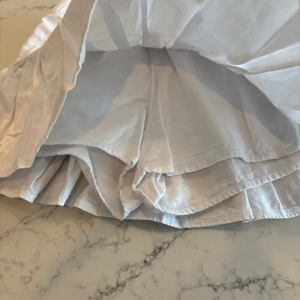Abercrombie Kids White Flared Skirt